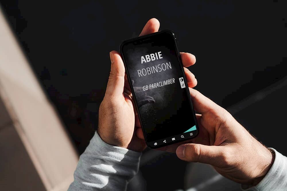 man holding a phone