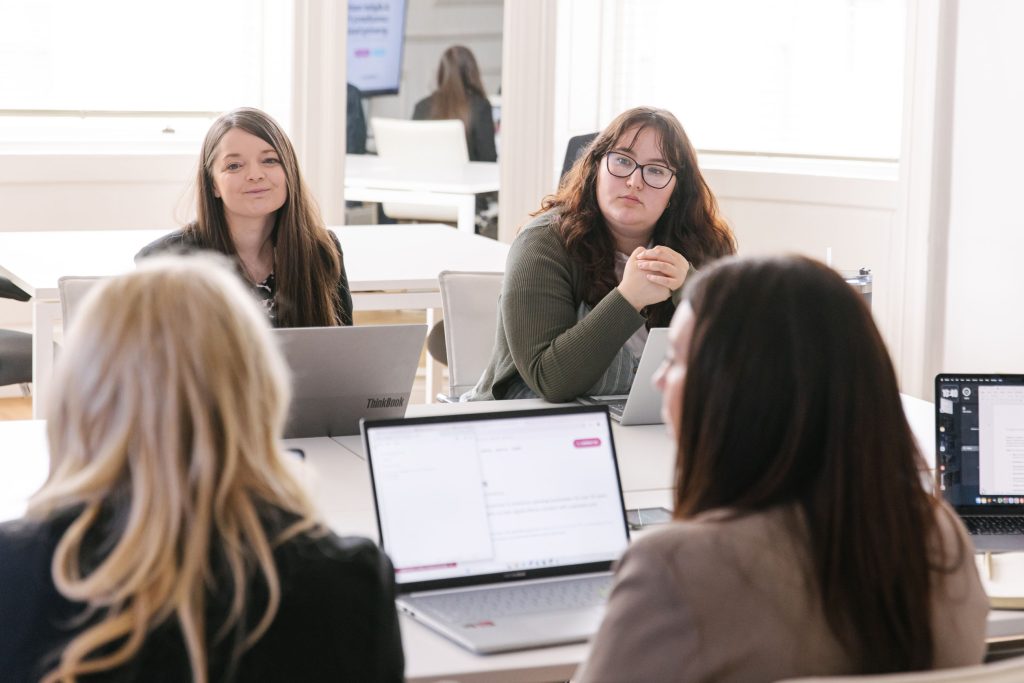SQ Digital team in a meeting