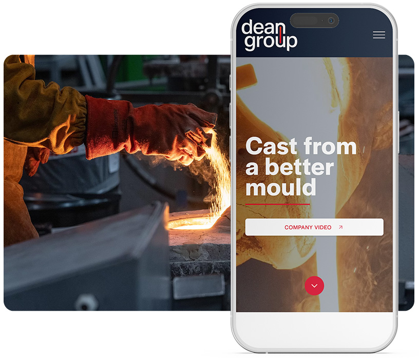 dean grou app in a phone