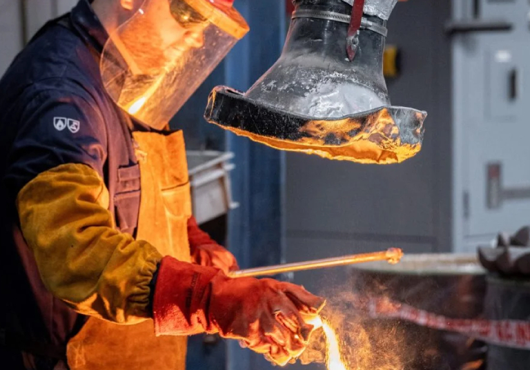 man working in a manufacturing spaces