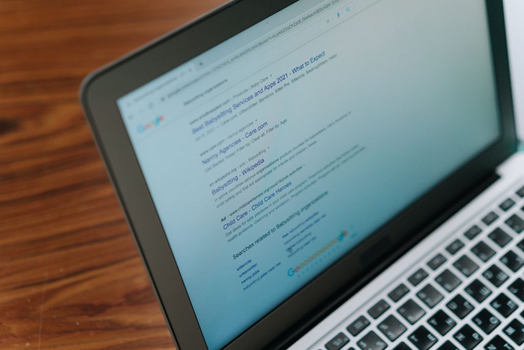 google ads on screen
